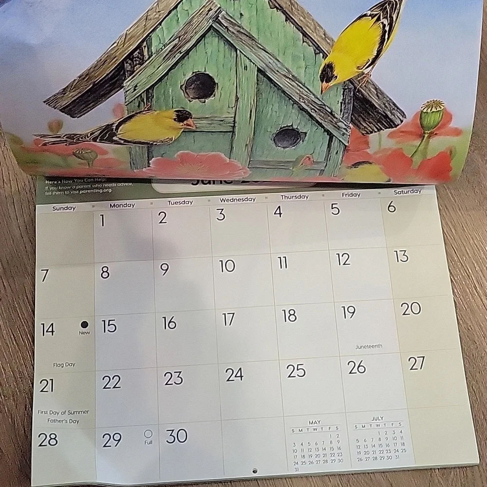 2026 calendar enjoy calming